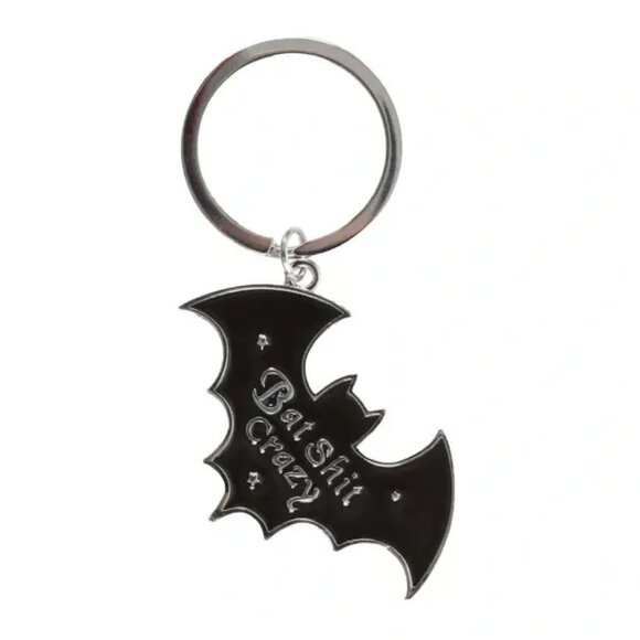 ($6) Bat Sh*t Crazy Keyring - Picture 2 of 4